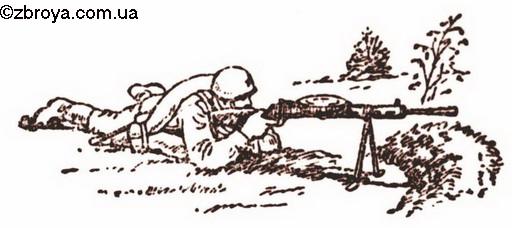 Приемы стрельбы из пулемета ДП